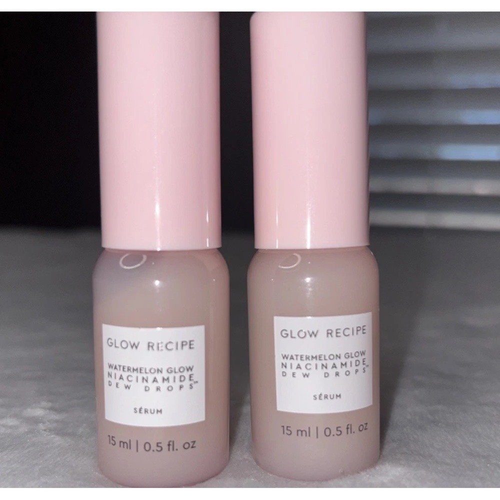 Glow Recipe Watermelon Glow Niacinamide Dew Drops Serum 15ml Mini x2